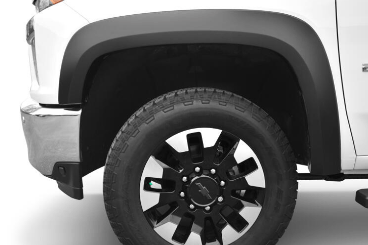 Bushwacker 40986-02 Chevy Silverado 2500HD/3500HD 2020-2023 4PC  Extend-A-Fender Style Fender Flares