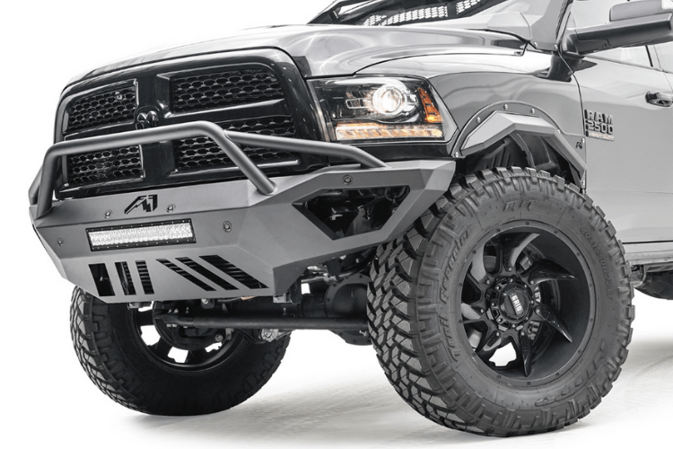 Fab Fours Open Fender Vengeance Pre-Runner Guard Truck Front Bumper 2016-2018 Dodge Ram 4500/5500 DR16-V4062-1