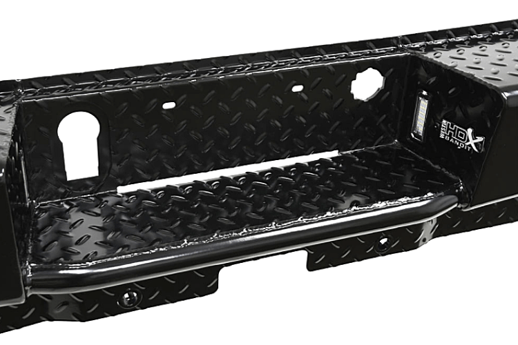 Westin 58-341185 Chevy Silverado 2500/3500 2020-2024 HDX Bandit Rear Bumper Black Finish