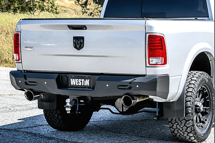 Westin 58-421025 Dodge Ram 1500 2009-2018 Pro-Series Rear Bumper Black Finish