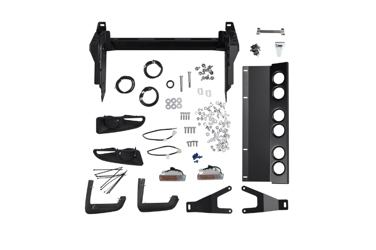 ARB 3423140B Deluxe Front Bumper Replacement for Toyota Tacoma 2012-2015 – Winch Ready, Grille Guard, Black Powder Coat Finish, Heavy-Duty Protection