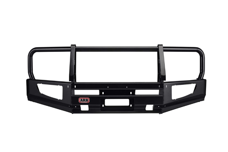 ARB 3423140B Deluxe Front Bumper Replacement for Toyota Tacoma 2012-2015 – Winch Ready, Grille Guard, Black Powder Coat Finish, Heavy-Duty Protection