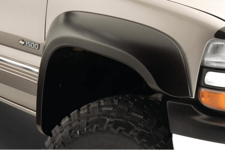 Bushwacker 40938-02 Chevy Silverado 2500HD/3500HD 2007-2014 4PC Extend-A-Fender Style Fender Flares