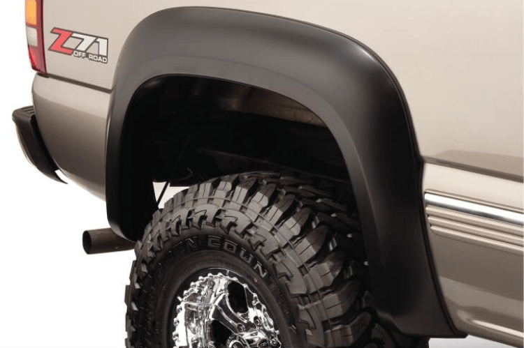 Bushwacker 40938-02 Chevy Silverado 2500HD/3500HD 2007-2014 4PC Extend-A-Fender Style Fender Flares