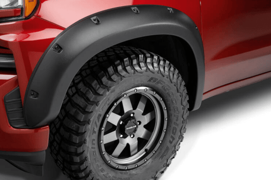 Bushwacker 48111-08 Chevy Silverado 2500HD/3500HD 2015-2019 4PC Forge Style Fender Flares