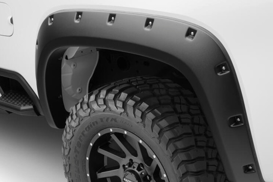 Bushwacker 48146-08 Chevy Silverado 2500HD/3500HD 2020-2023 4PC Forge Style Fender Flares