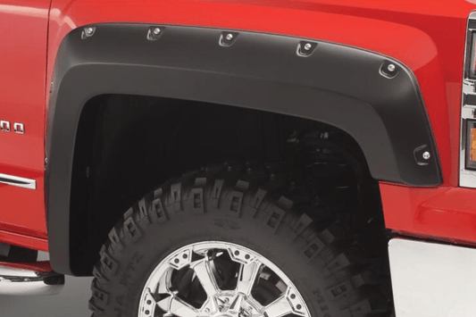 Bushwacker 40087-02 Chevy Silverado 2500HD/3500HD 2007-2014 2PC Front Pocket Style Fender Flares