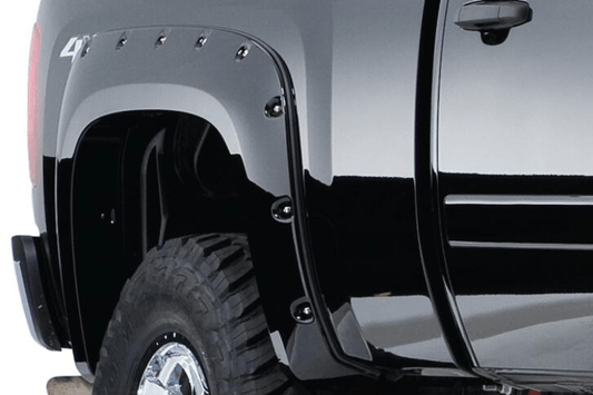 Bushwacker 40092-02 Chevy Silverado 2500HD/3500HD 2007-2014 2PC Rear Pocket Style Fender Flares