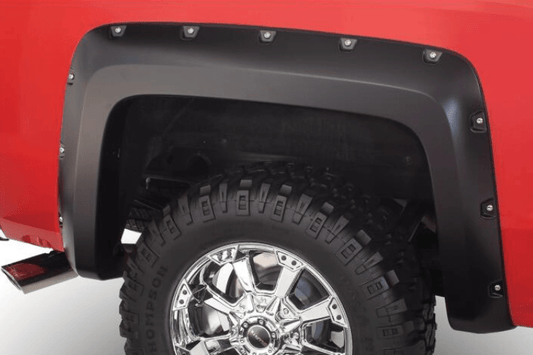 Bushwacker 40957-02 Chevy Silverado 2500HD/3500HD 2015-2019 4PC Pocket Style Fender Flares