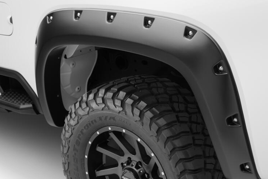 Bushwacker 40982-02 Chevy Silverado 2500HD/3500HD 2020-2023 4PC Pocket Style Fender Flares