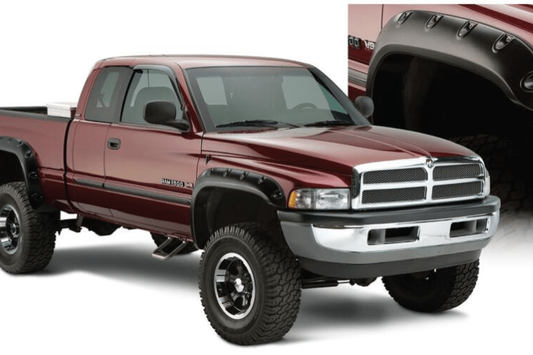 Bushwacker 50908-02 Dodge Ram 2500/3500 1994-2002 4PC Pocket Style Fender Flares