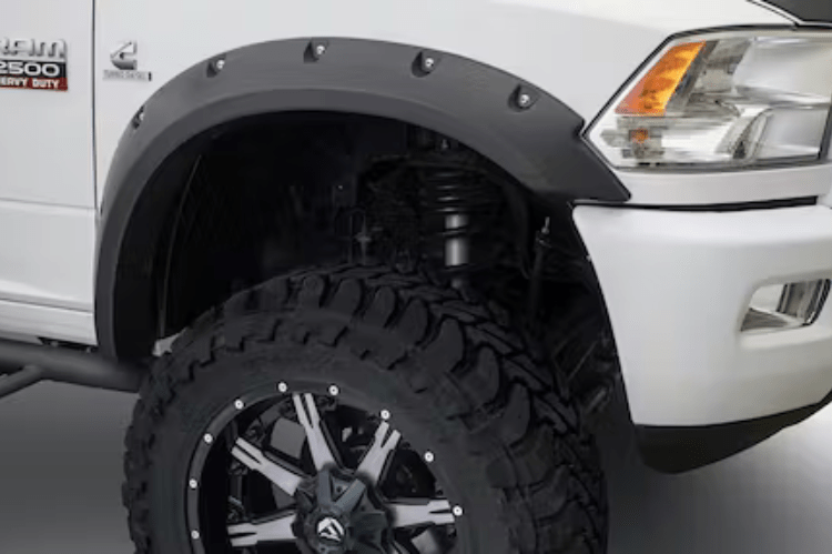 Bushwacker 50921-02 Dodge Ram 2500/3500 2010-2018 4PC Max Coverage Pocket Style Fender Flares