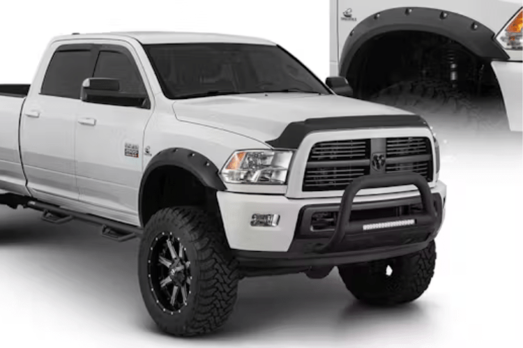 Bushwacker 50921-02 Dodge Ram 2500/3500 2010-2018 4PC Max Coverage Pocket Style Fender Flares