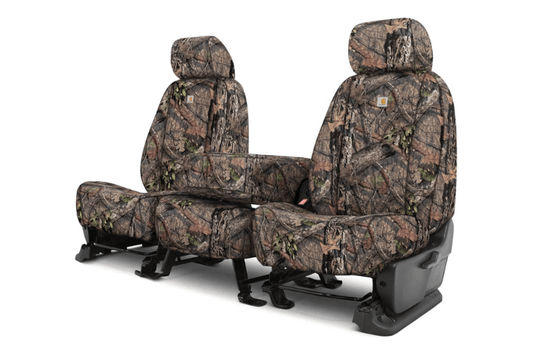 CoverCraft SSC3475CAMB Chevy Silverado 2500HD/3500HD 2021-2022 Camo Carhartt SeatSaver Custom Front Seat Covers Mossy Oak