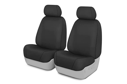 Covercraft SS2533PCCH Chevy Silverado 2500HD/3500HD 2020-2023 Polycotton SeatSaver Custom Front Seat Covers Charcoal