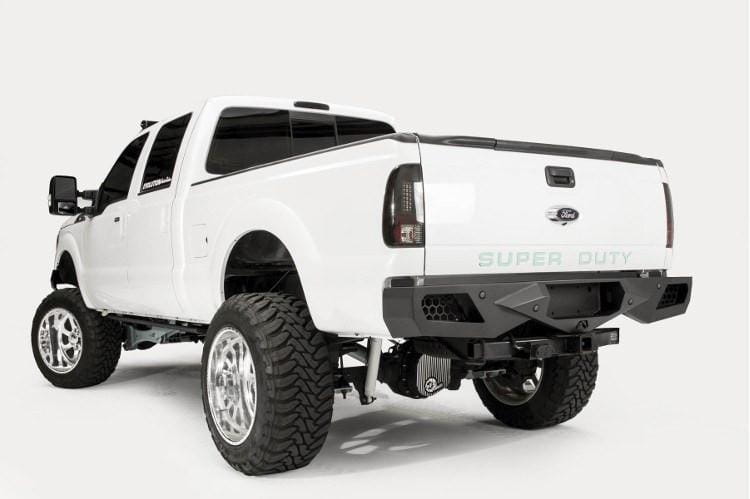 Fab Fours FS08-E1351-1 Ford F450/F550 Superduty 2011-2016 Vengeance Rear Bumper with Sensor