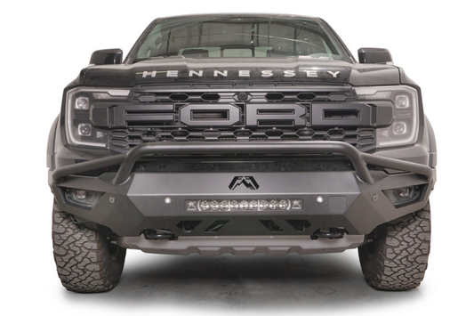 Fab Fours FR24-D6452-1 Ford Ranger Raptor 2024-2025 Vengeance Front Bumper with Pre-runner Guard