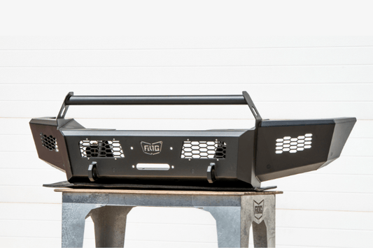 Flog Industries FIFS-D2535-2019+F-BB 2019-2024 Dodge Ram 2500/3500 Frontier Series Front Winch Bumper Bull Bar