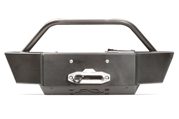 Fab Fours GM15-N3060-1 Chevy Silverado 2500/3500 2015-2019 Winch Mount Front Bumper Large Frame