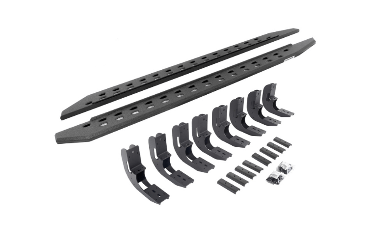 Go Rhino 69404887ST GMC Sierra 2500HD/3500HD 2020-2023 RB20 Slim Line Running Boards Crew Cab with Mounting Brackets Kit