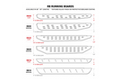 Go Rhino 69404887ST GMC Sierra 2500HD/3500HD 2020-2023 RB20 Slim Line Running Boards Crew Cab with Mounting Brackets Kit