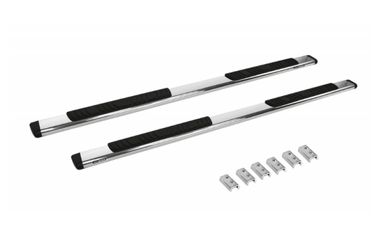 Go Rhino 685404687PS GMC Sierra 2500HD/3500HD 2015-2019 5" OE Xtreme Low Profile Side Steps - 87" Step Bars with Mounting Brackets