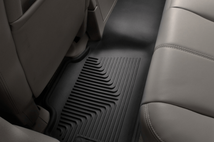 Husky Liners 53111 Chevy Silverado 2500HD/3500HD 2014-2019 X-Act Contour Floor Mats Front Double//Crew Cab Black (Also fits Silverado 1500)