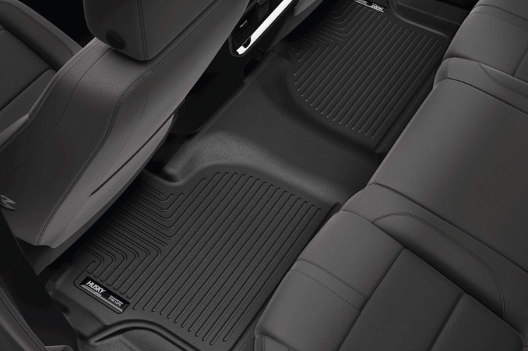 Husky Liners 53201 GMC Sierra 2500HD/3500HD 2007-2014 X-Act Contour Rear Floor Mats Extended//Crew Cab - Black