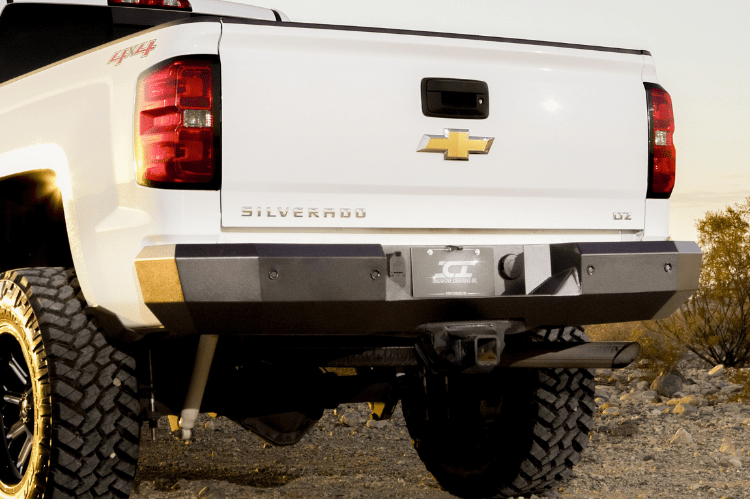 ICI Aluminum Chevy Silverado 1500 2014-2018 Rear Bumper AL-RBM95CHN