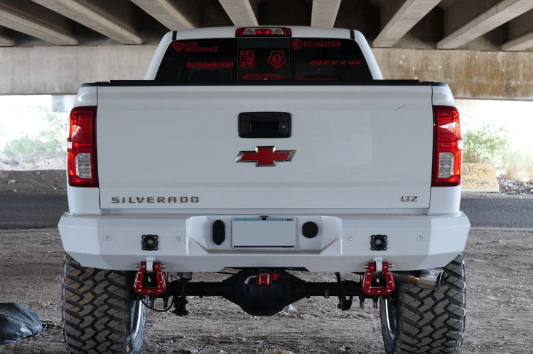 ICI Aluminum Chevy Silverado 1500 2014-2018 Rear Bumper AL-RBM95CHN