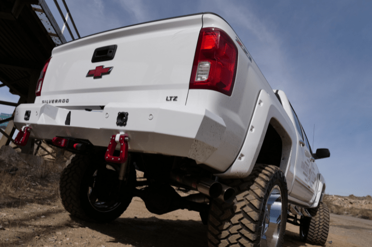 ICI Aluminum Chevy Silverado 1500 2014-2018 Rear Bumper AL-RBM95CHN