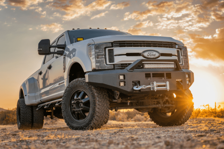 ICI Aluminum Ford F450/F550 Superduty 2017-2022 Front Bumper AL-FBM12FDN-RT