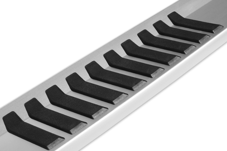 Raptor 1701-0017 Chevy Silverado 2500HD/3500HD 2020-2025 6" OEM Style Slide Track Running Boards Brushed Aluminum