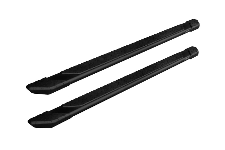 Raptor 1901-0041BT Chevy Silverado 2500HD/3500HD 2020-2024 5" Tread Step Slide Track Running Boards Black Textured Aluminum