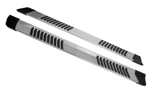 Raptor 1702-0062 Dodge Ram 2500/3500 2010-2024 6" OEM Style Slide Track Running Boards Crew Cab Brushed Aluminum (Also fits Dodge Ram 1500)