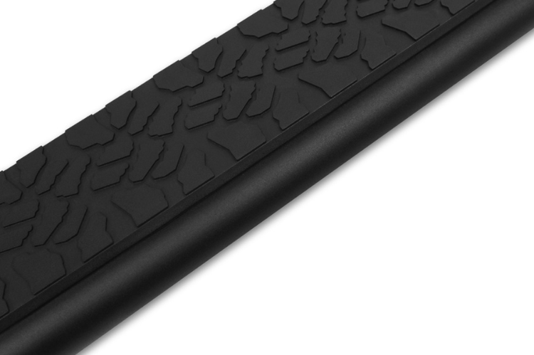 Raptor 1901-0052BT GMC Sierra 2500HD/3500HD 2020-2024 5" Tread Step Slide Track Running Boards Crew Cab Black Textured Aluminum