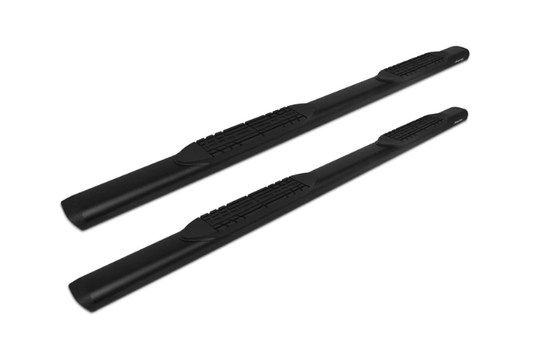 Raptor 2001-0041BT 2020-2025 Chevy Silverado 2500/3500 5" Oval Style Slide Track Running Boards - Black Textured Aluminum