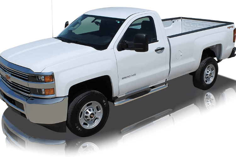 Raptor 1501-0581 GMC Sierra 2500HD/3500HD 2007-2019 4" Curved OE Style Oval Nerf Bars - Stainless Steel