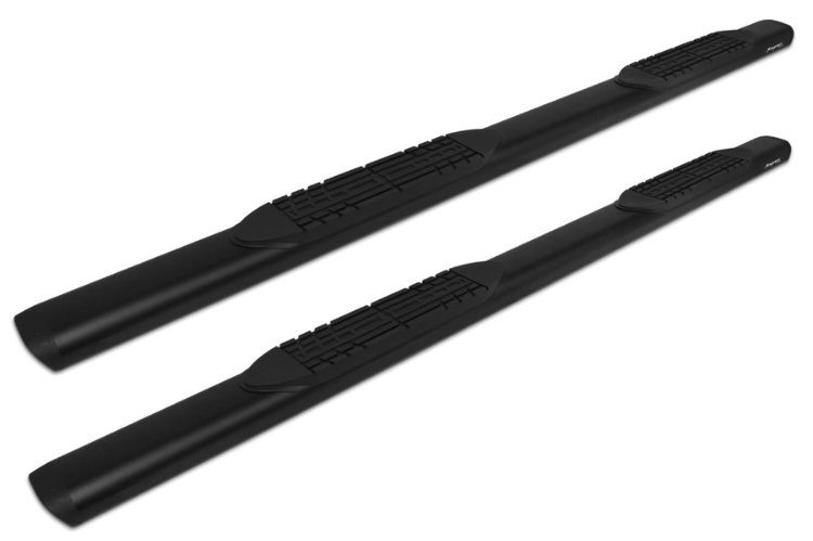 Raptor 2001-0174BT GMC Sierra 2500HD/3500 2007-2019 5" Oval Style Slide Track Running Boards Double/Extended Cab - Black Textured Aluminum