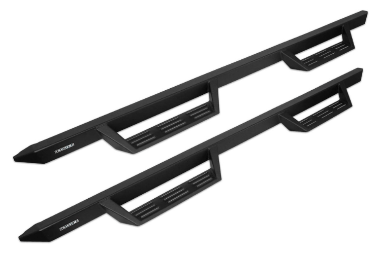 Magnum Raptor Series GTS14CH GMC Sierra 2500HD/3500 2007-2019 RT Gen 2 Drop Steps - Black Textured Steel