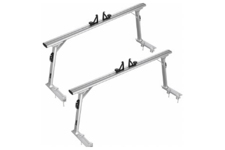 Thule 37002XT GMC Sierra 2500HD/3500HD 1999-2021 TracRac Pro 2 Truck Rack Silver