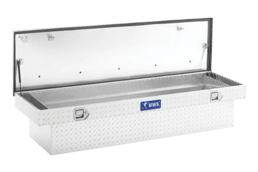 UWS TBS-69 Dodge Ram 2500/3500 2011-2018 69" Crossover Truck Tool Box Bright Aluminum