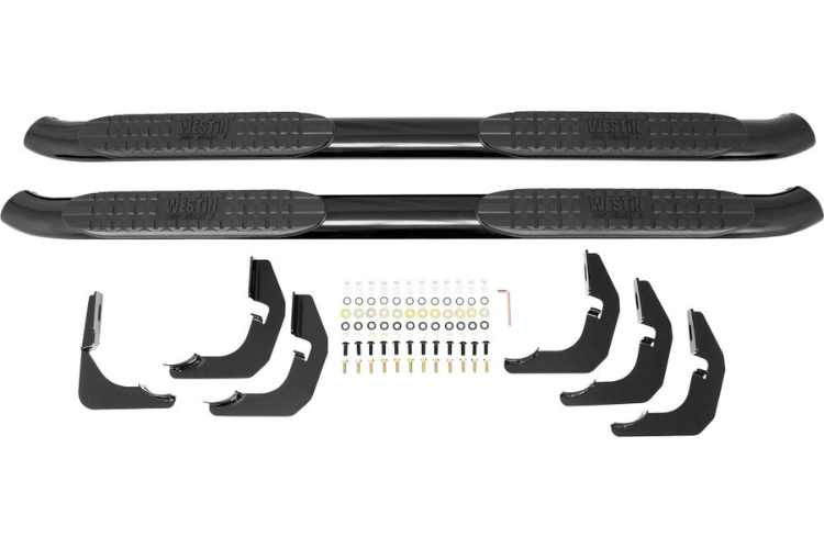 Westin 21-23715 GMC Sierra 2500HD/3500HD 2015-2019 Pro Traxx 4 Oval Nerf Bars - Black