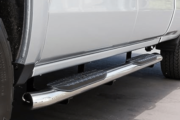 Westin 21-53720 GMC Sierra 2500HD/3500HD 2015-2019 Pro Traxx 5 Oval Nerf Bars Crew Cab - Polished Stainless Steel