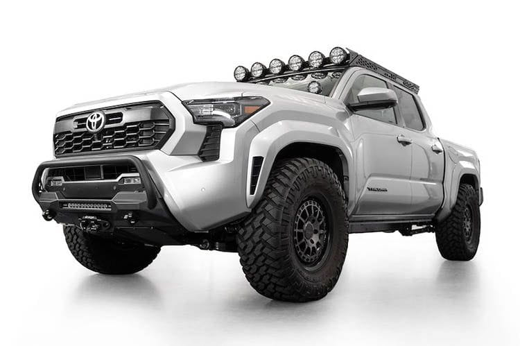 ADD F6703512601NA Toyota Tacoma 2024 Stealth Center Mount Front Bumper Winch Ready With Top Hoop