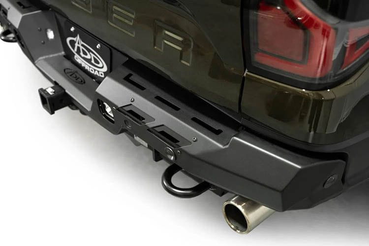 ADD Phantom Rear Bumper for 2024 Ford Ranger Raptor, heavy-duty off-road rear bumper.