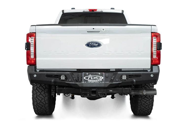 ADD R810141090103 Ford F450 Superduty 2023-2024 Bomber Rear Bumper with Sensor Cutouts