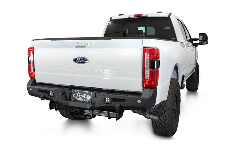 ADD R810141090103 Ford F450 Superduty 2023-2024 Bomber Rear Bumper with Sensor Cutouts