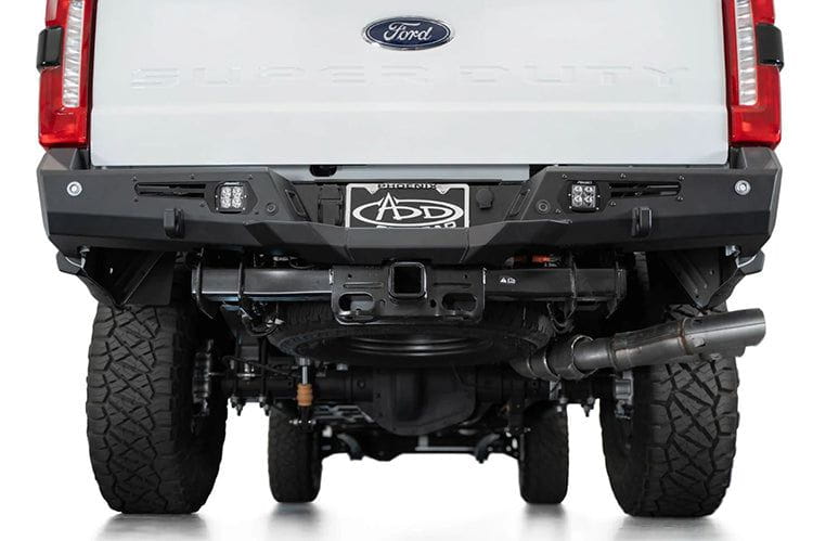 ADD R810141090103 Ford F450 Superduty 2023-2024 Bomber Rear Bumper with Sensor Cutouts