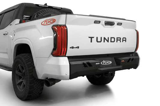 ADD Black Label Rear Bumper for 2022-2025 Toyota Tundra – heavy-duty off-road replacement bumper.